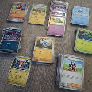 Assorted Lot Of Pokémon Trading Cards Over 200